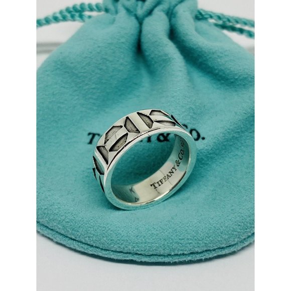 Tiffany & Co Sterling Silver Paloma Picasso Zellige Band...